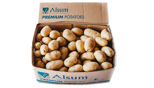Carton of Russet Potatoes