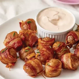Bacon Wrapped Potato Bites