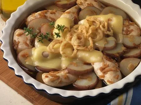 French Onion Chicken and Potatoes