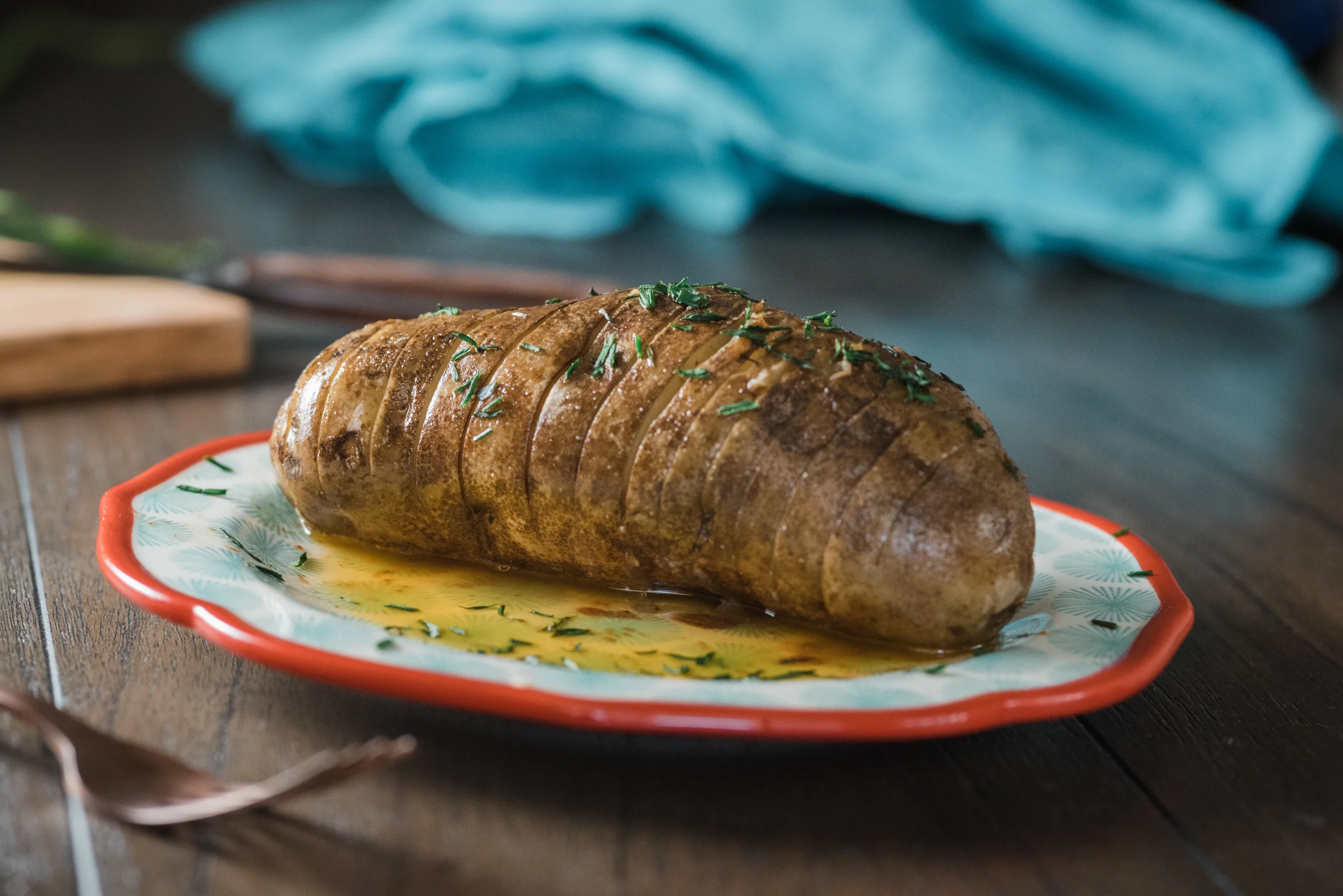 Garlic Parmesan Butter Roasted Potatoes