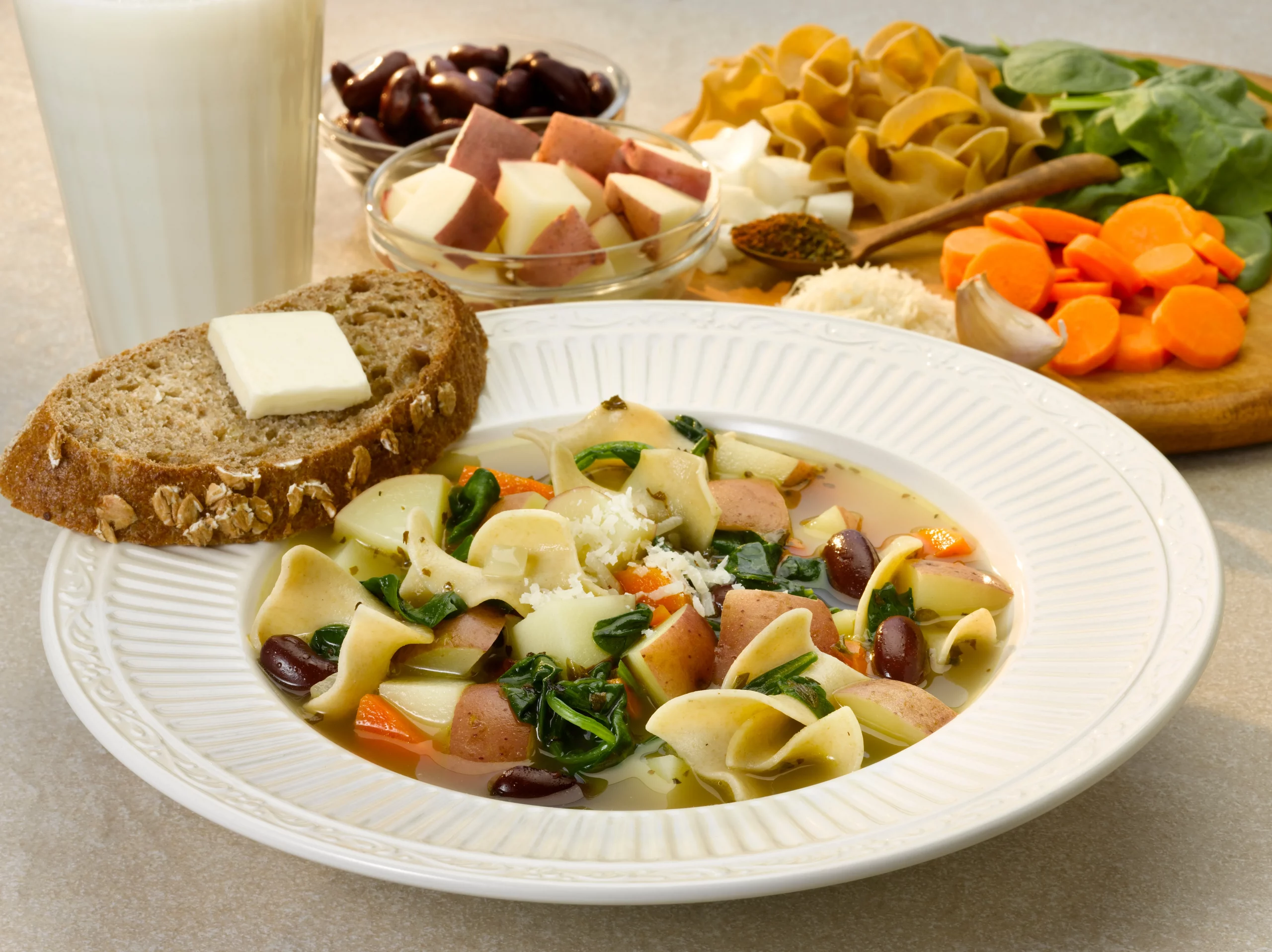 Mediterranean Potato Soup