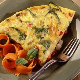 Potato Frittata with Zucchini and Spinach