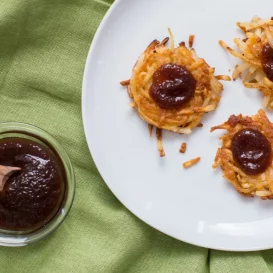 Potato Pancakes with Apple Butter