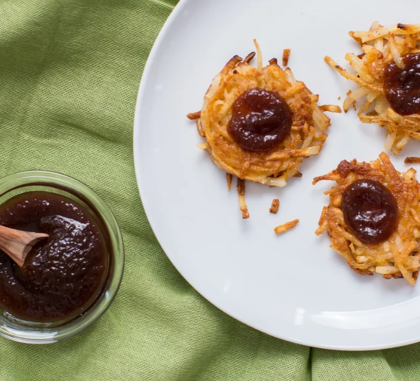Potato Pancakes with Apple Butter