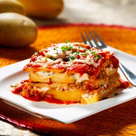 Quick and Healthy Guiltless Potato Lasagna