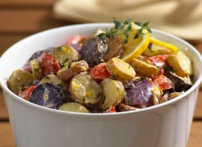 Roasted Fingerling Potato Salad with Lemon and Thyme