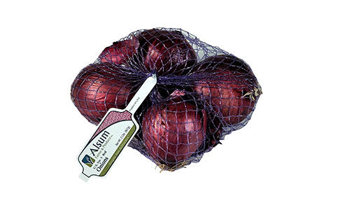 bag of Alsum red onions