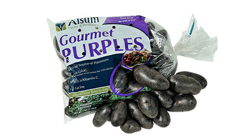 bag of purple potatoes