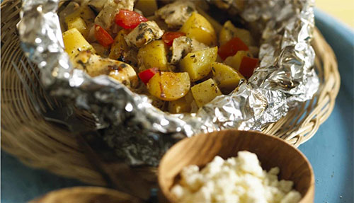 Mediterranean Lemon Chicken and Potatoes