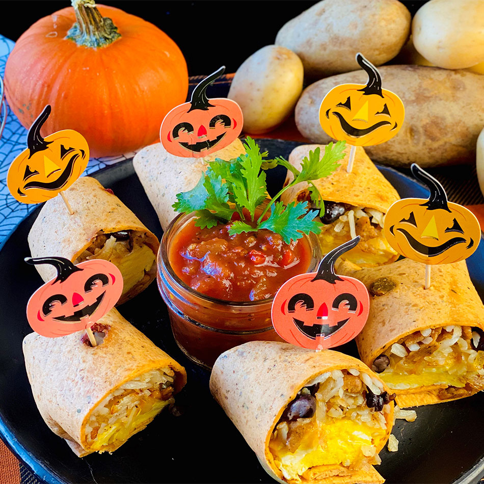 Potato Breakfast Boo-Ritos