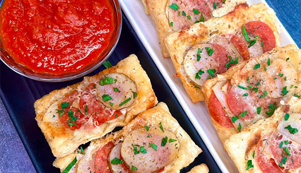 Potato Pizza Puffs