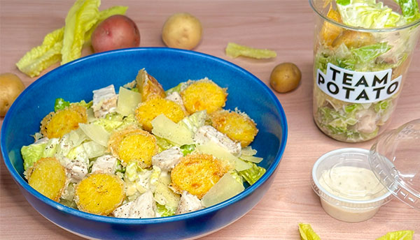 Shaker Spud Caesar Salad